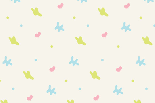 abstract hand drawn pattern colorful cute element