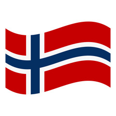 Obraz premium Norwegian flag