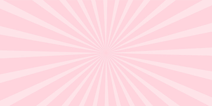 Candy color sunburst background. Swirling radial ice cream background. Swirl candy background