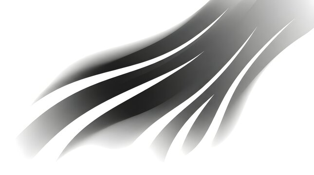 Abstract vector graphic of elegant flowing lines and subtle gradient, ideal for minimalist design overlays, contemporary foreground accents or sophisticated framing, evoking fluid motion