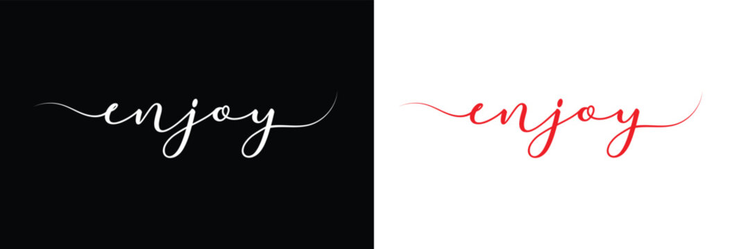 WELCOME brush calligraphy banner . Vector Illustration . EPS 10 .