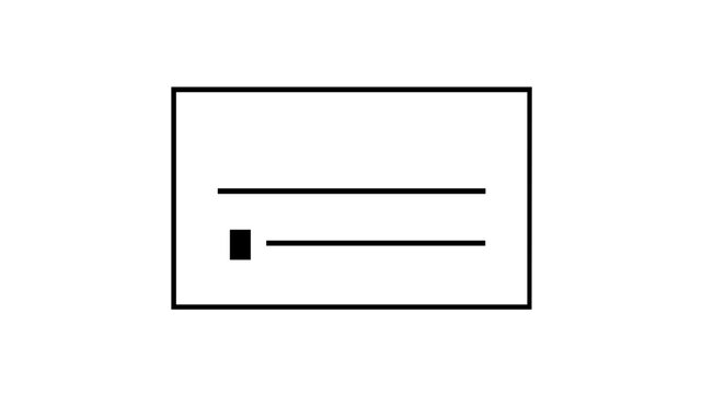 Terminal Window Vector Icon Illustration featuring a minimalist rectangular screen with a blinking cursor and command prompt lines, ideal for software development, coding, and DevOps projects.