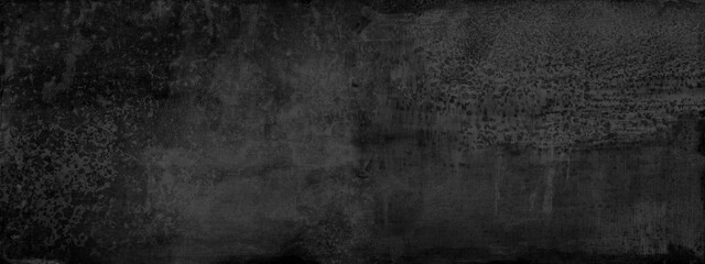 black grunge background. Dark concrete wall texture © Vidal