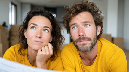 Obraz premium Real life domesticity: unpolished and authentic moments in a gritty home setting