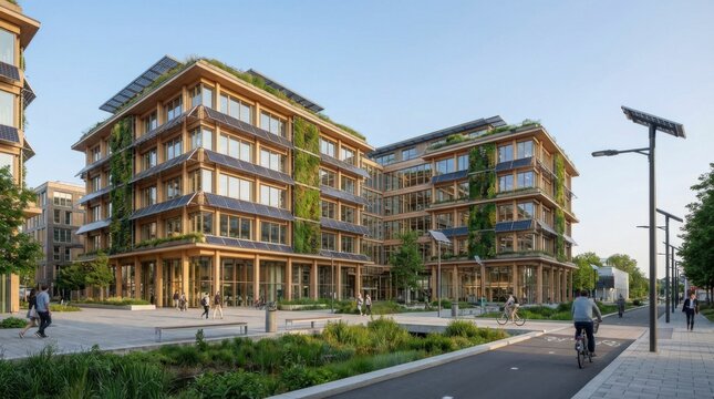 modern urban design sparks hope through sustainable architecture embracing a greener future