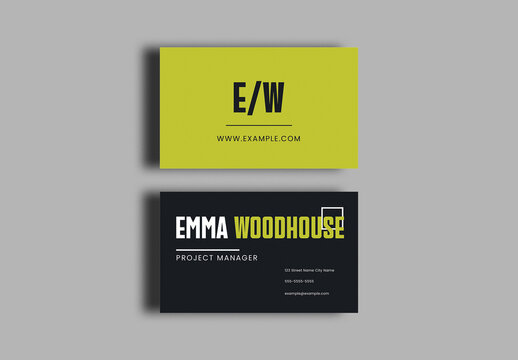 Creative Modern Business Card Design Template