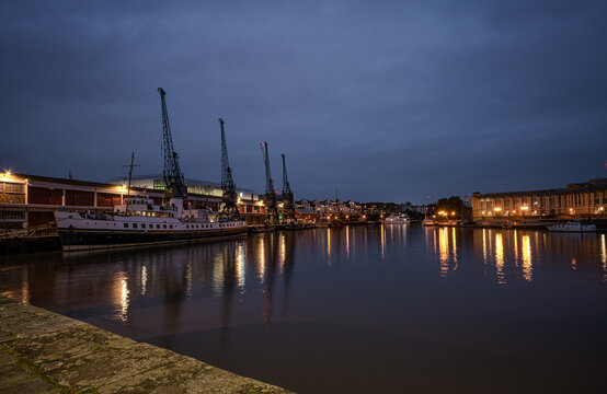historischer Hafen in Bristol, UK