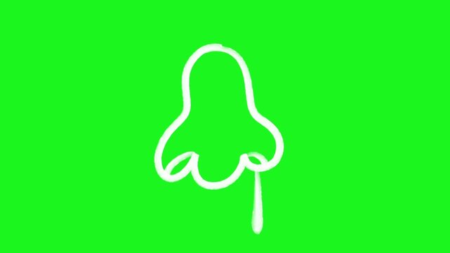 A 3d rendered illustration of a green snake and a liquid drop next to a vector leaf design concept representing a cartoon food icon or nature symbol element