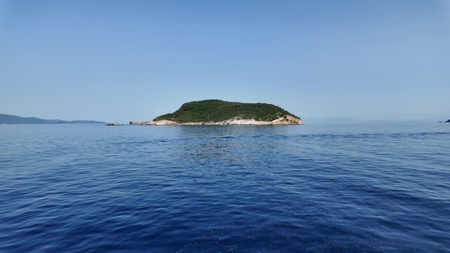 Amazing view of coastline of Skiathos Island, Sporades, Thessaly, Greece