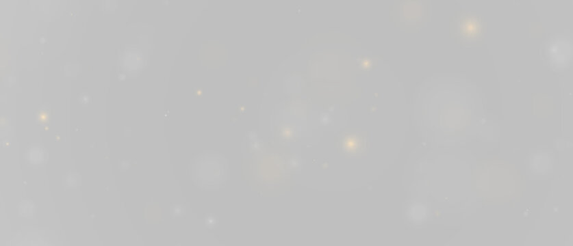 Shimmering white and gold dust with glossy highlights and airy haze. Soft light forms luxury style. Perfect design element for banners. png