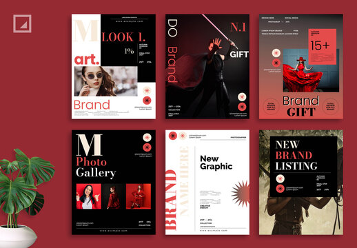 Fashion Social Media Post Layout