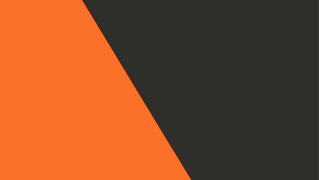 Split diagonal orange and black background