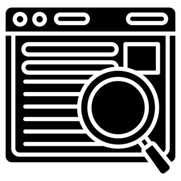 Search Results Vector Icon