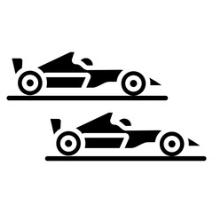 Obraz premium Racing Game Vector Icon