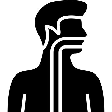 Esophagus Vector Icon