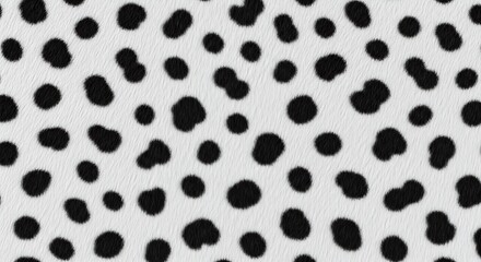 Obraz premium seamless dalmatian dog fur pattern