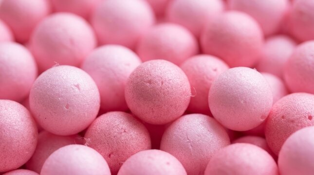Pink Decorative Foam Balls