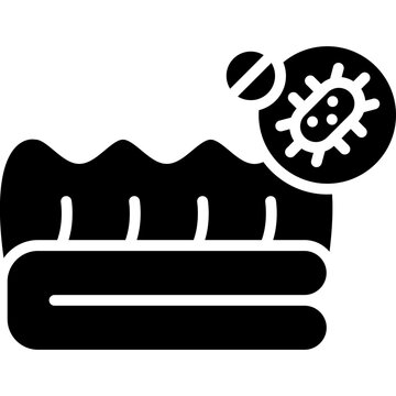 Antibacterial Fabric Vector Icon