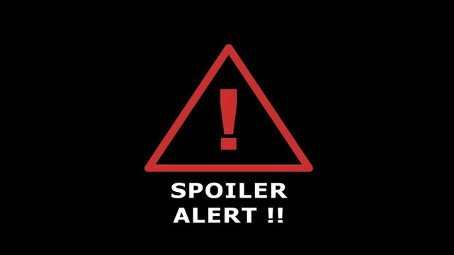 spoiler alert animation good for looping video, element video, footage video, etc