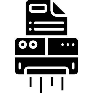 Shredder Vector Icon