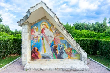 Mosaic of the Transfiguration of the Lord, the Fourth Luminous Mystery of the Rosary – Sanctuary of the Queen of Peace, Medjugorje. © Adam Ján Figeľ