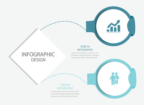Timeline infographic design element and number options. Can be used for workflow layout, diagram, annual report, web design . 