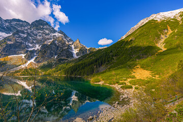 Morskie Oko Lake in Tatra Mountains National Park, Poland © gkrphoto