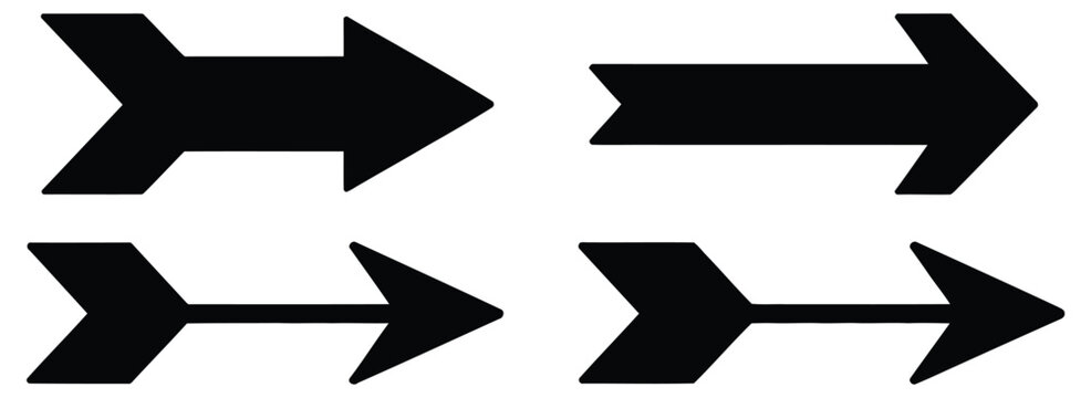 Dual semi circle arrow symbol with double headed curved direction and replaceable vector design icons.