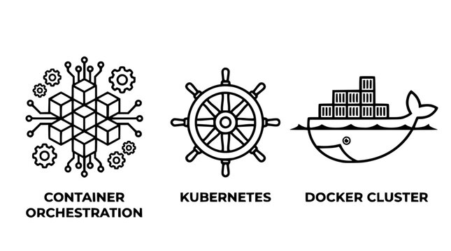 Container orchestration and docker cluster technology concepts
