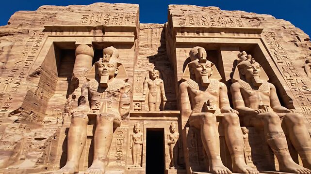 Abu Simbel Temple - A Journey Through Ancient Egyptian History.