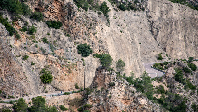 Carreteras de monta&ntilde;as puerto de monta&ntilde;a Millares.