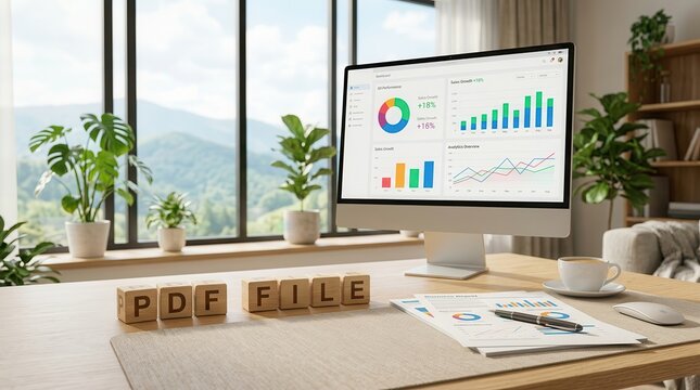 Efficient paperless reporting and administrative record keeping using PDF file format.