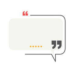Naklejka premium Bubble testimonial banner, quote, infographic. Social media post template designs for quotes. Empty speech bubbles, quote bubbles and text box