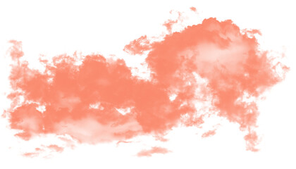 Obraz premium Elegant Peach Mist Overlay PNG Featuring Dreamy Cloud Texture and Transparent Effect