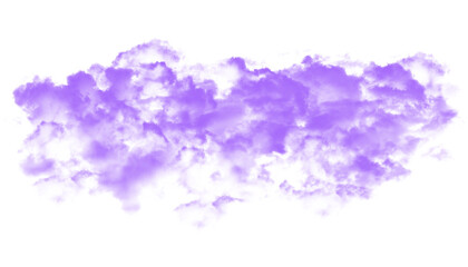 Fototapeta premium Electric Purple Cloud PNG with Neon Pink Glow and Transparent Smoke Overlay Effect