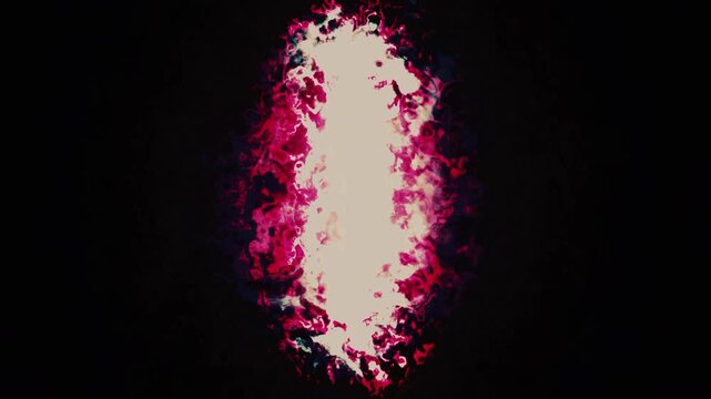 Abstract magical fantasy colored Fire flames glowing and distortion effects background seamless loop animation