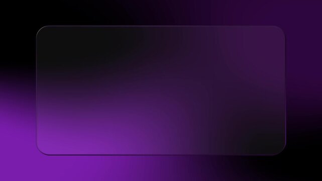 Abstract Glassmorphism Background with Purple and Black Gradient.