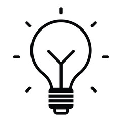  Light Bulb Vector Icon which can easily modify or edit © Design Linker
