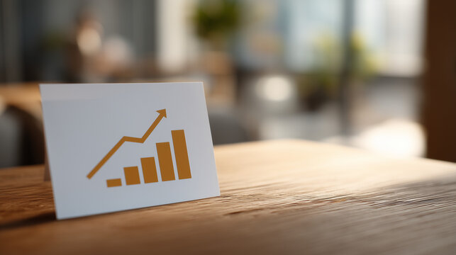 Large bold infographic card displaying forty-seven percent productivity increase statistic with supporting bar micro-chart and source citation line in clean editorial layout for business strategy pr