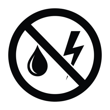 No Water and Electricity Sign