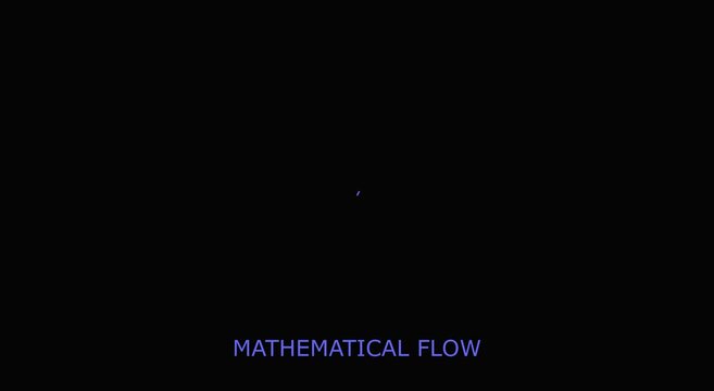 Mathematical flow sine wave animation abstract digital motion animation