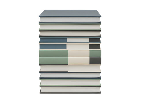 Mehrere neutrale Schulb&uuml;cher