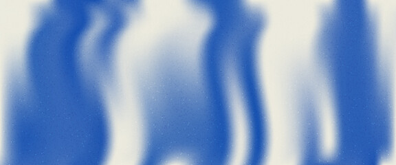 Abstract smooth navy blue and white grain gradient. Fluid background with blur sand gradation lines. Liquid speckle noise soft template for trendy design. Vector blue grainy retro gradient for banner. © Syuzann q