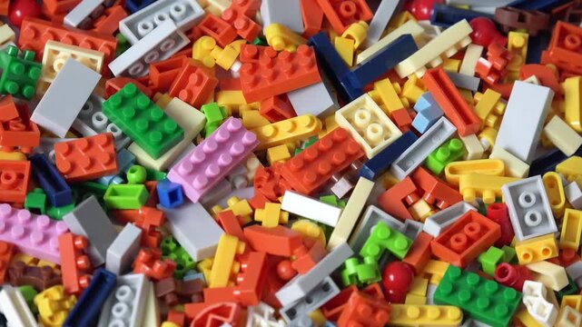 Building Blocks Toys, Educative Brick for Children, Creative Educational Games for Kids, Colourful Shapes for Build Construction