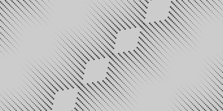 Seamless halftone hexagon dots pattern vector, geometric halftone abstract pattern for fabric and textile printing, sports jersey texture, wrapping paper.eps,10