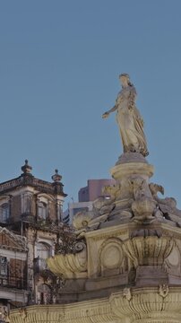 Mumbai, india. view on flora fountain is fountain located at hutatma chowk is