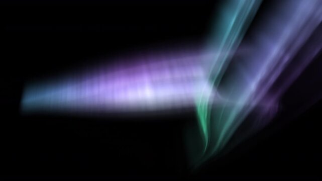 Aurora Borealis Animation Purple and Green