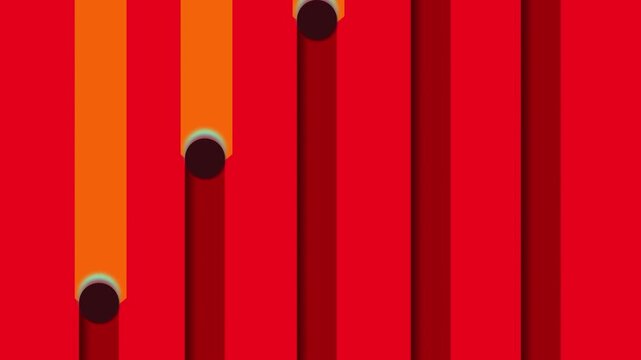 abstract video background of circles falling down, looping video
