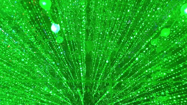 Abstract Blue LED Light Installation Background