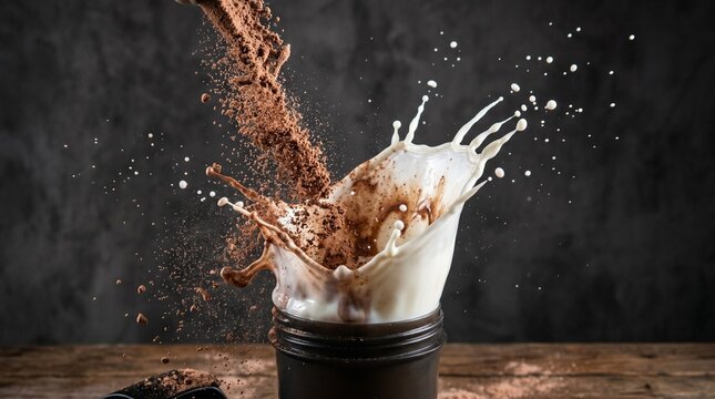 Milk and Powder Collision